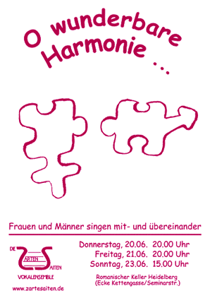 O wunderbare Harmonie ...